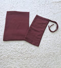 Imported Bubble Georgette Niqab & Scarf Set Magneta