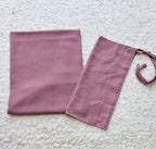 Imported Bubble Georgette Niqab & Scarf Set Pack Of  2