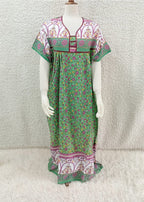 Printed Lilan Long Nighty