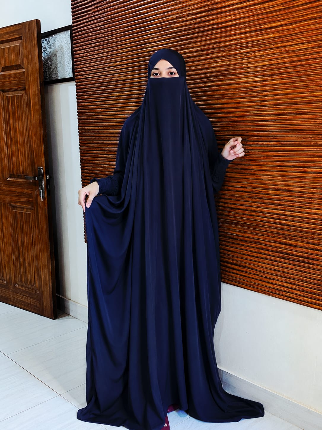 Turkish Jilbab Navy Blue