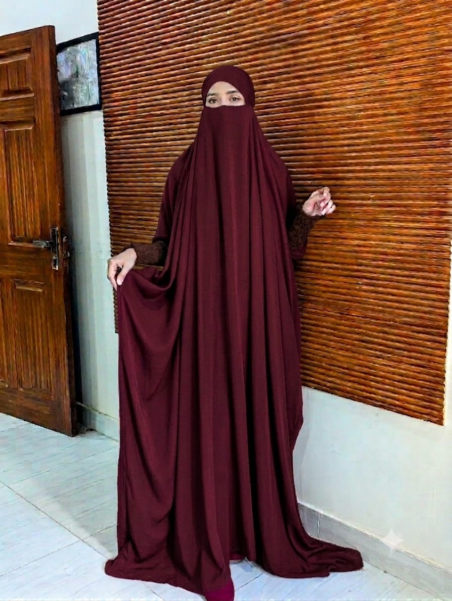 Turkish Jilbab Maroon