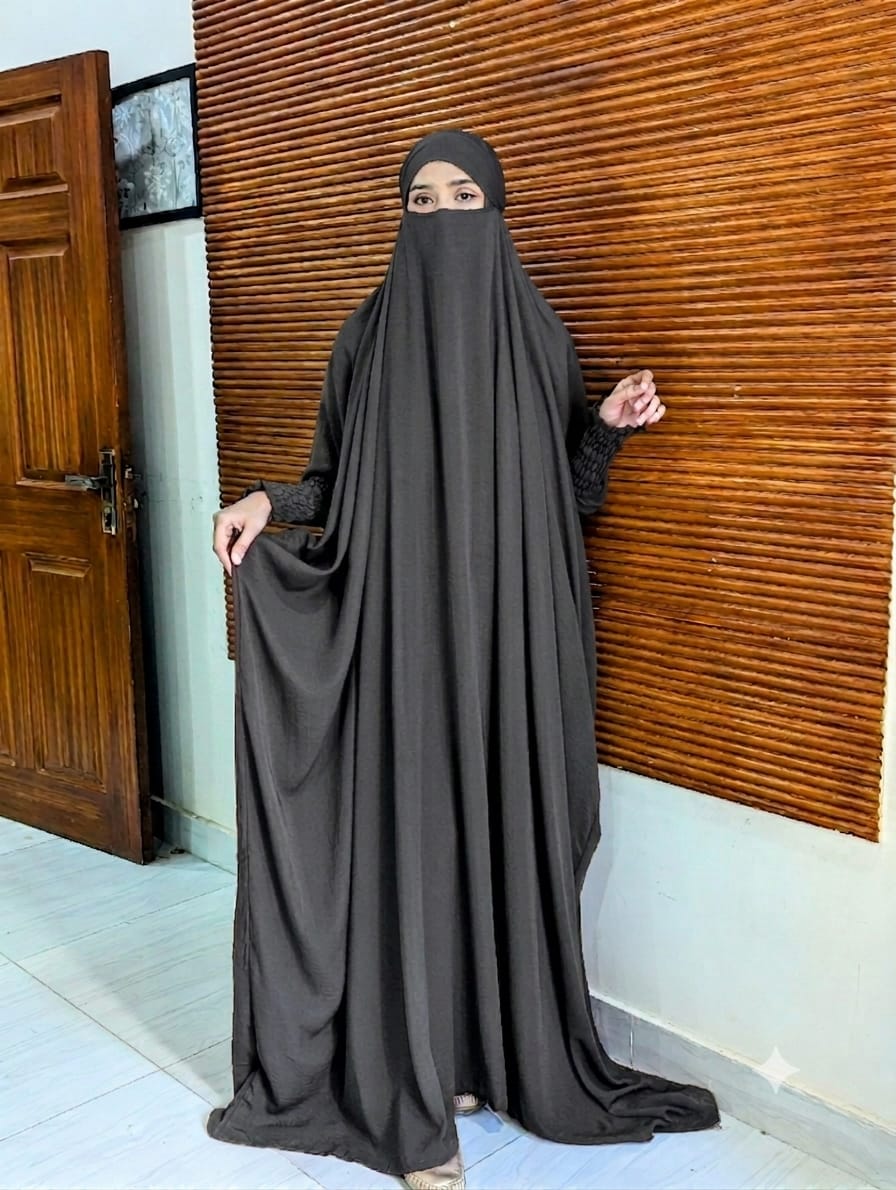Turkish Jilbab Moss Grey