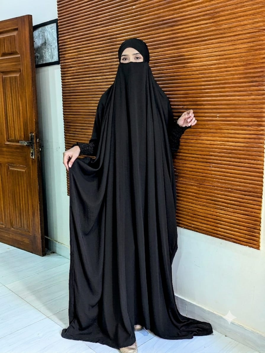 Turkish Jilbab Black