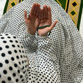 Big Size Full Coverage Namaz Chadar Full Sleeves White
