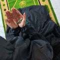 Big Size Full Coverage Namaz Chadar Full Sleeves Black