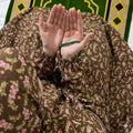 Big Size Full Coverage Namaz Chadar Full Sleeves Mustard