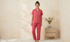 2 Piece Printed Night Suit