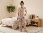2 Piece Printed Night Suit