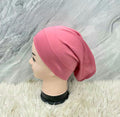 Under Scarf Tube Cap Lite Rose Pink