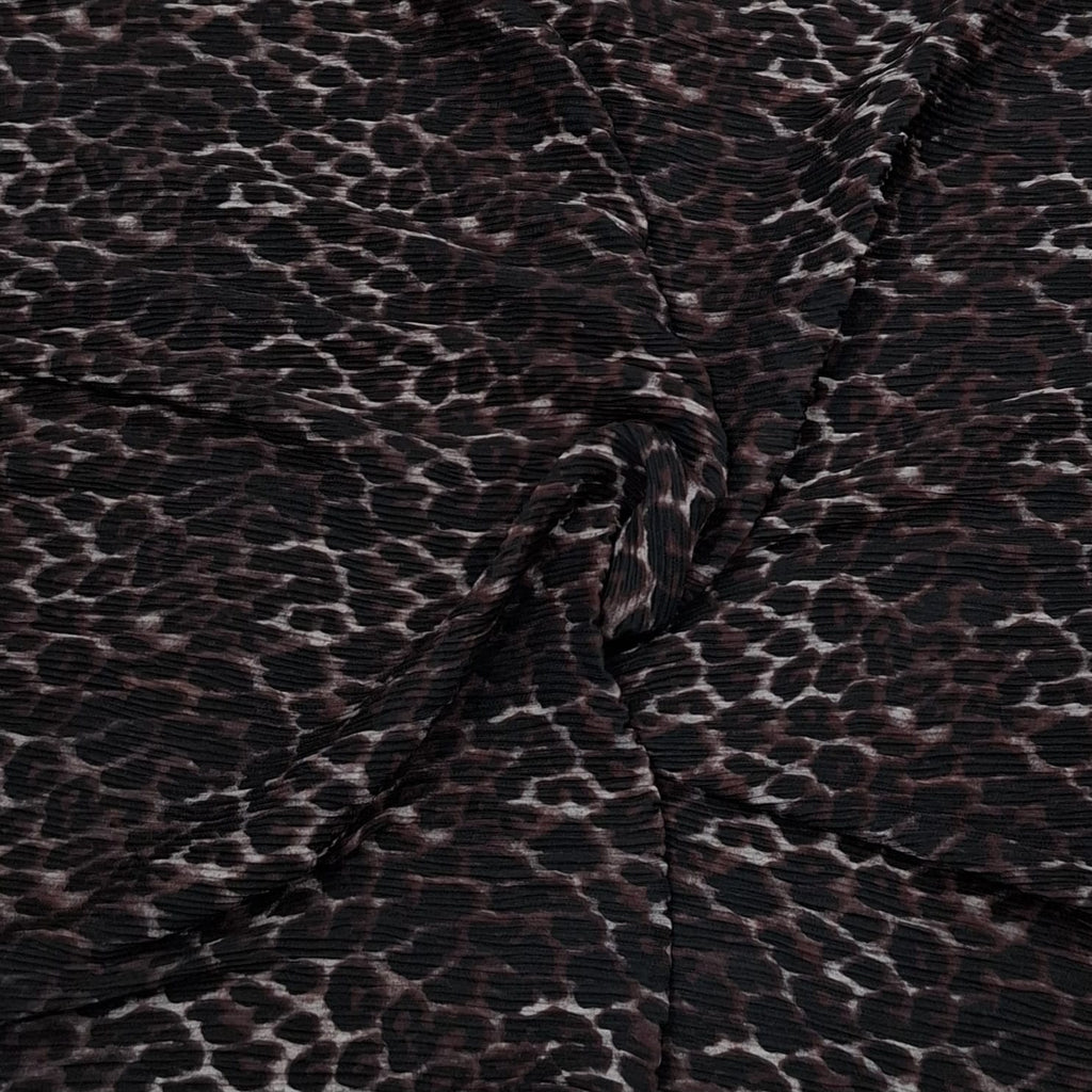 Crinkle Leopard Printed Hijab