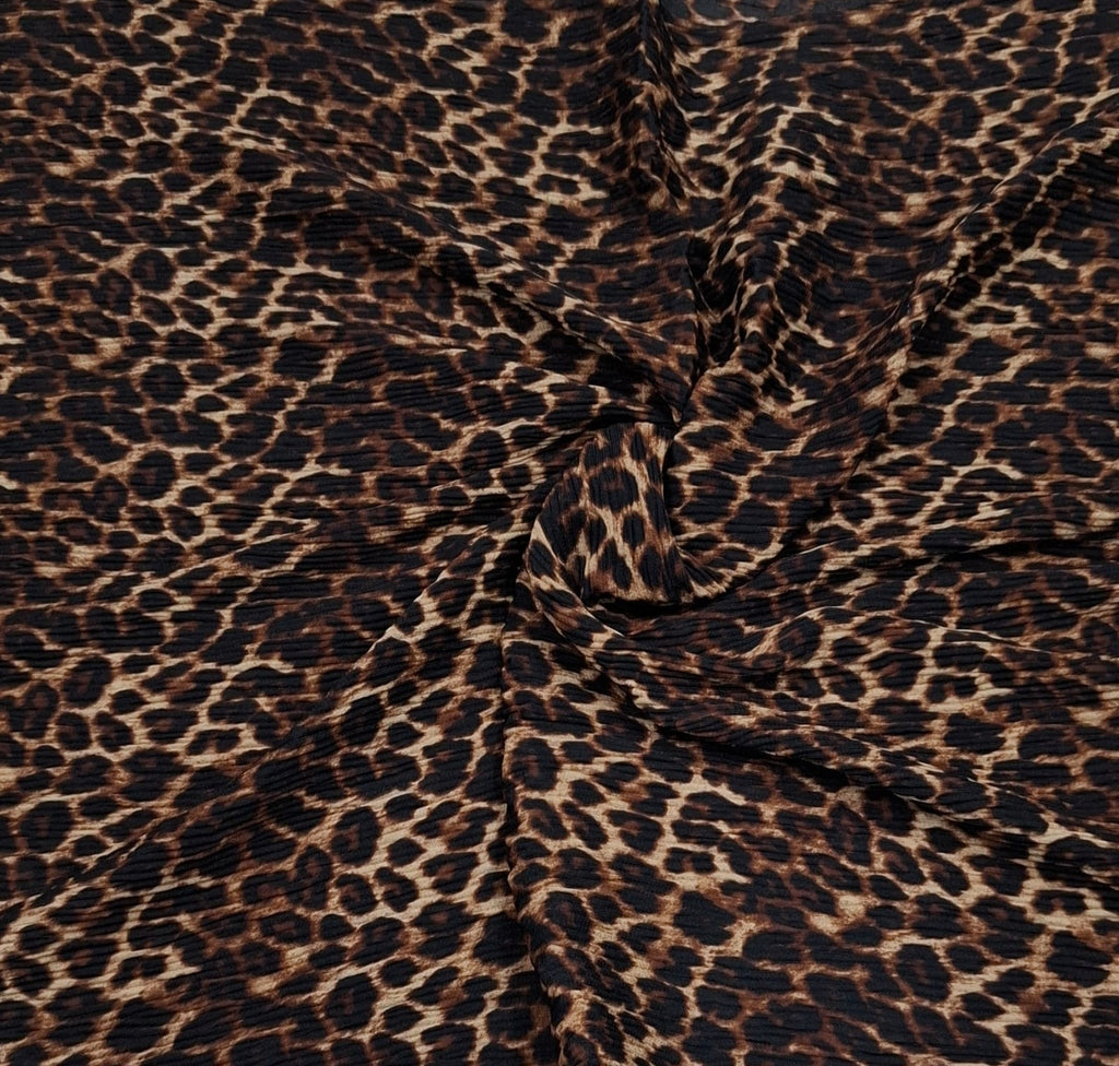Crinkle Leopard Printed Hijab