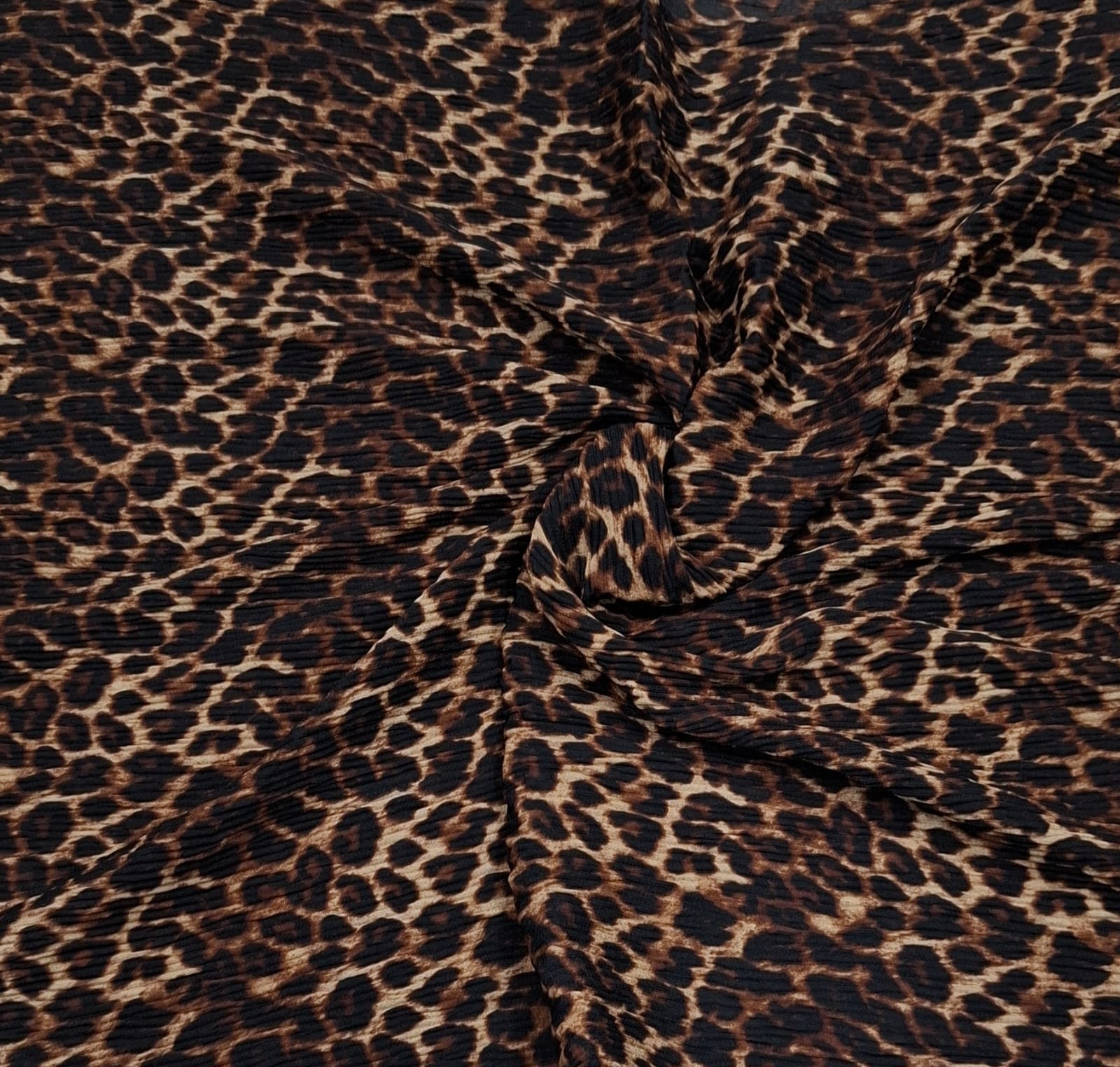 Crinkle Leopard Printed Hijab