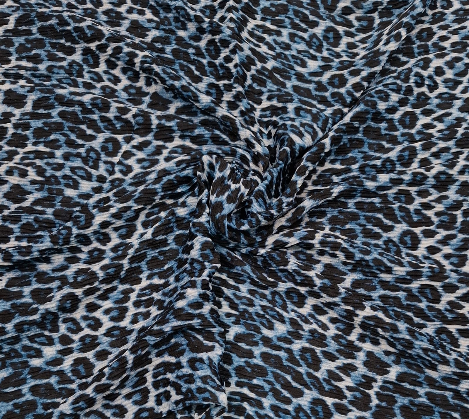 Crinkle Leopard Printed Hijab