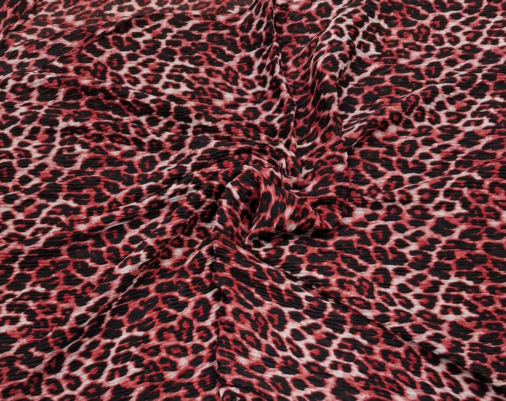 Crinkle Leopard Printed Hijab