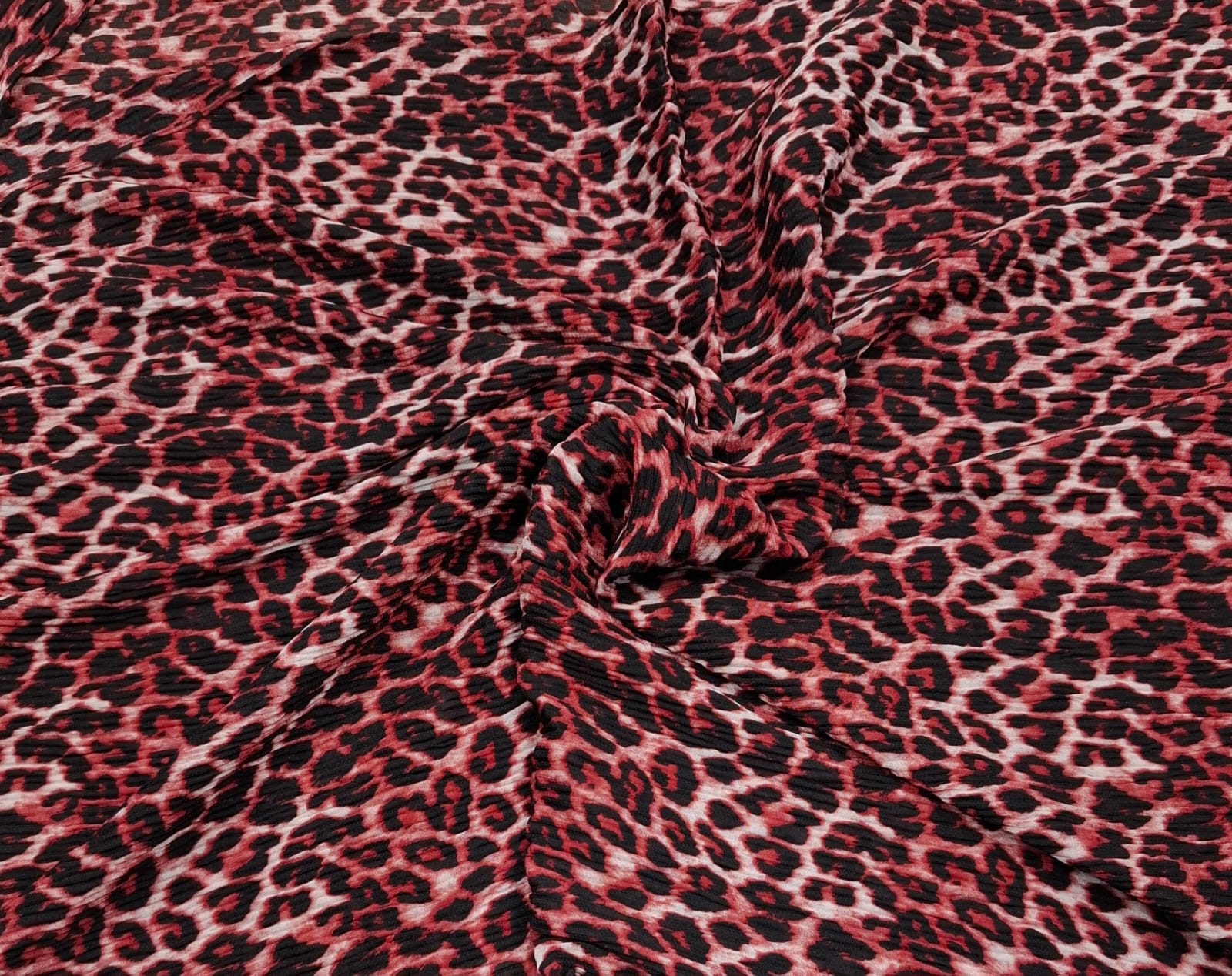 Crinkle Leopard Printed Hijab