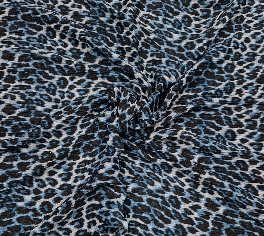 Crinkle Leopard Printed Hijab