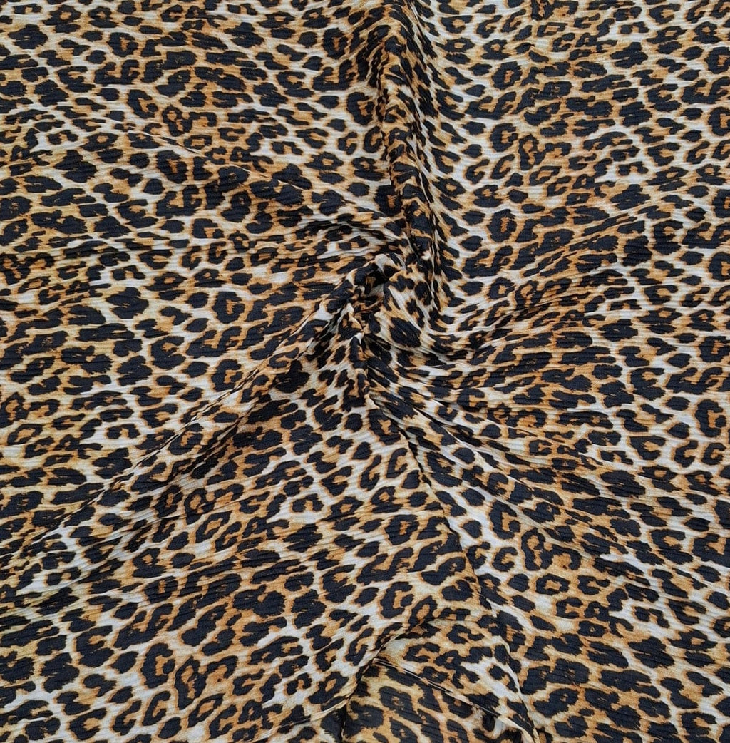 Crinkle Leopard Printed Hijab