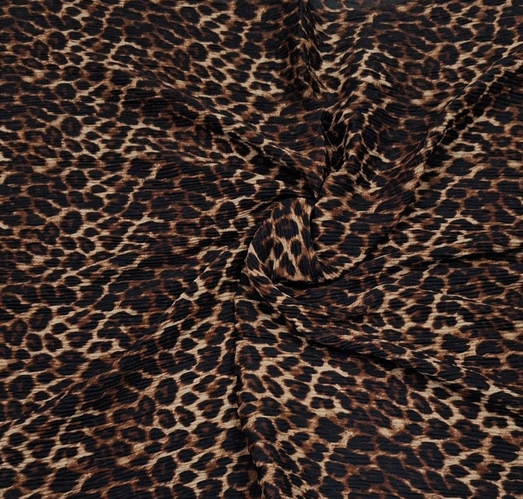 Crinkle Leopard Printed Hijab