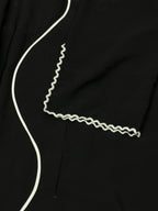 Srine in Black (Upper Gown with Scarf)