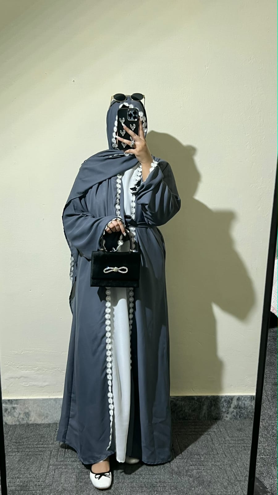 Lacey Kimono Abaya
