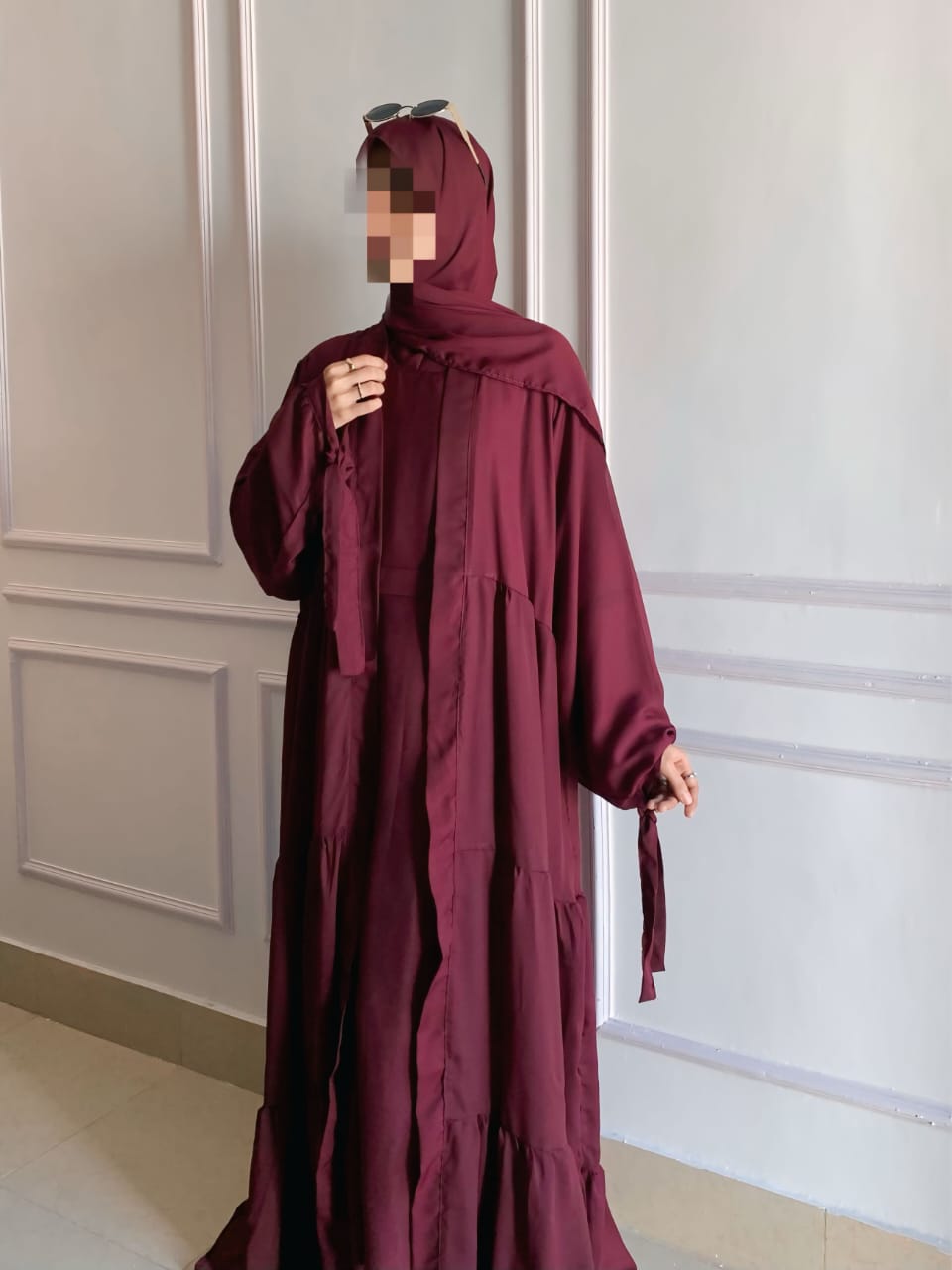 5 Piece Abaya Set