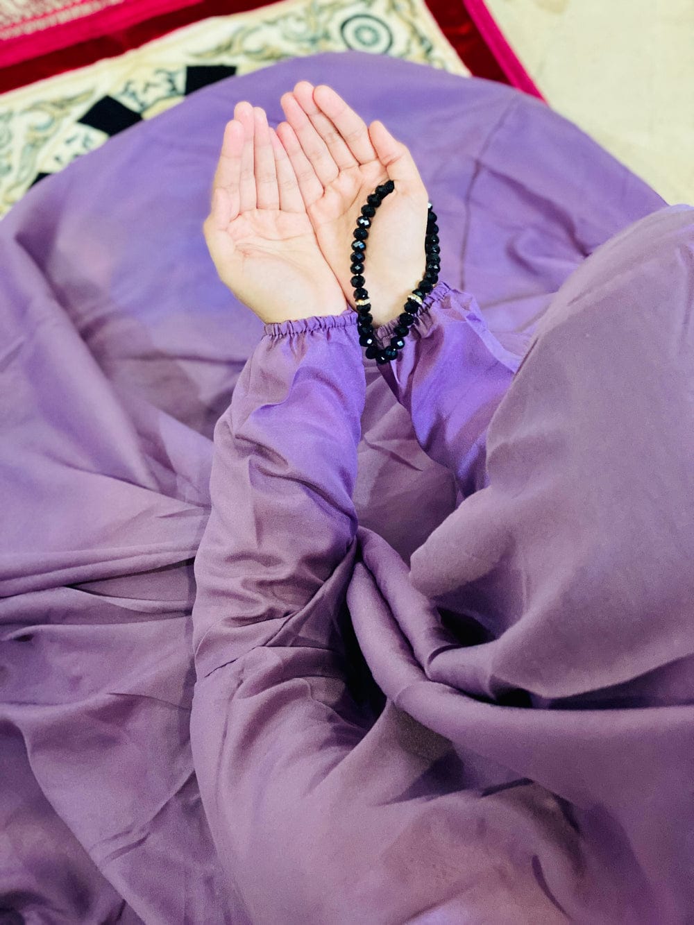 Big Size Full Coverage Plain Namaz Chadar Full Sleeves With Solid Colours