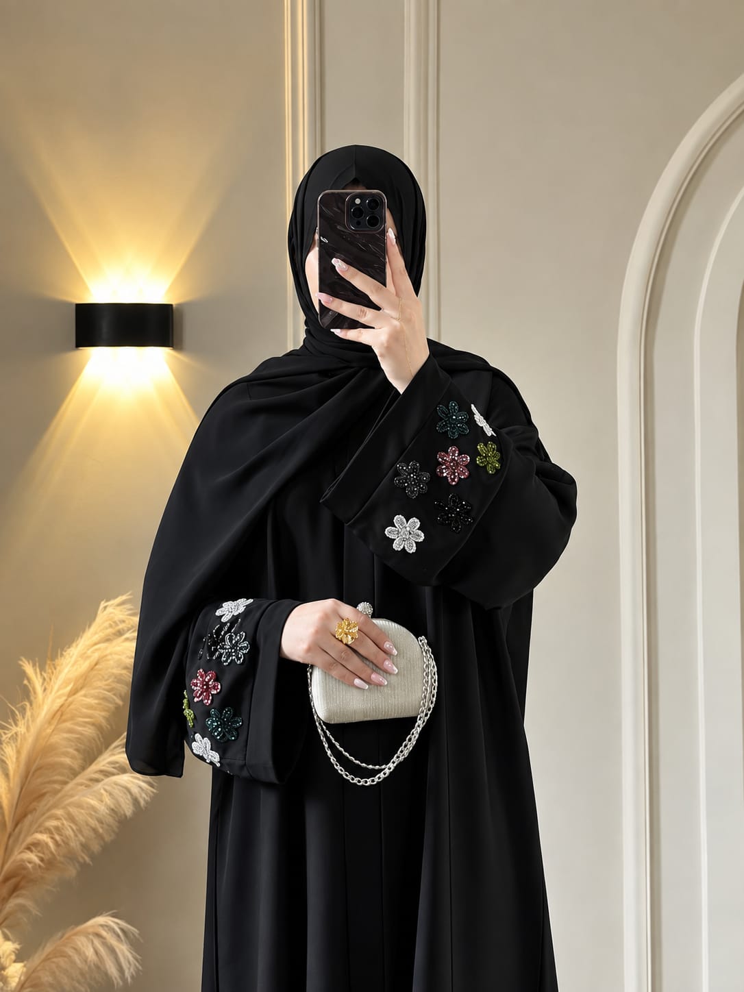 Hand Work Abaya 01