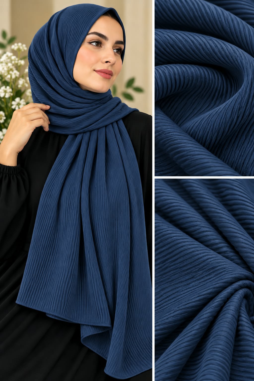 Premium Ribbed Jersey Scarf