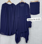 Elegant 3-Piece Nikab Jilbab Skirt Set