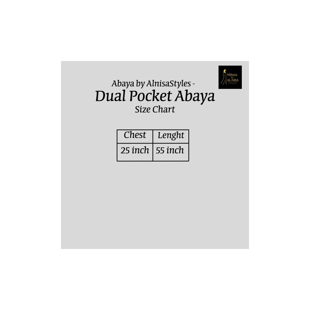 Dual Pocket Abaya