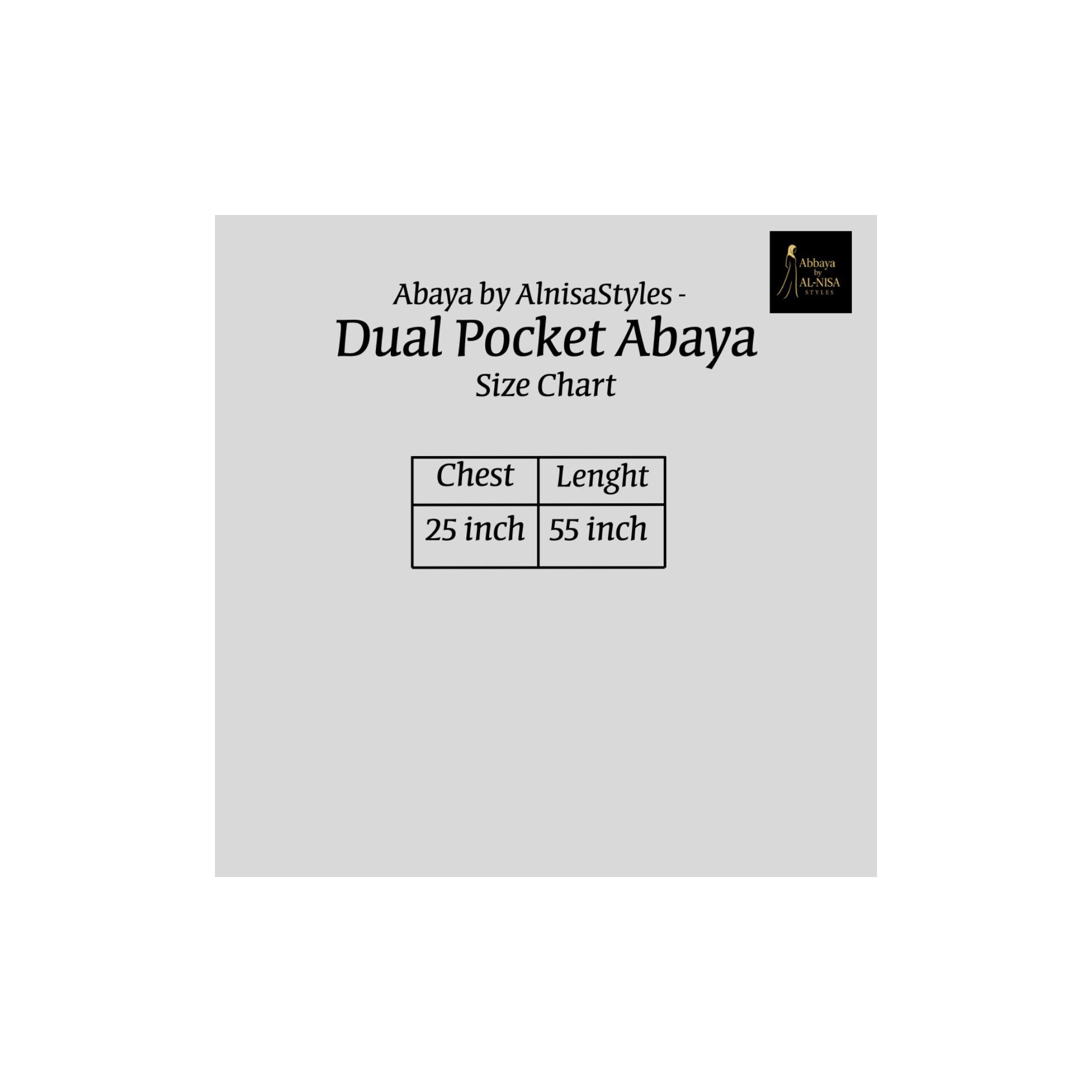 Dual Pocket Abaya