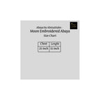 Moon Embroidered Abaya