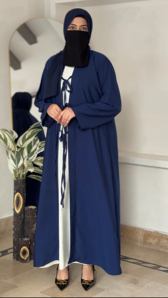 3 Piece Elegant Abaya Set