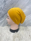Under Scarf Tube Cap Black Yellow