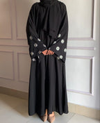 EMBROIDERED DAISY ABAYA
