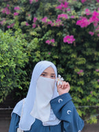 Moon Embroidered Abaya