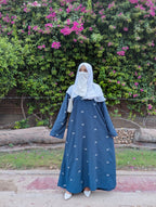 Moon Embroidered Abaya