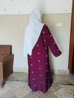 Moon Embroidered Abaya