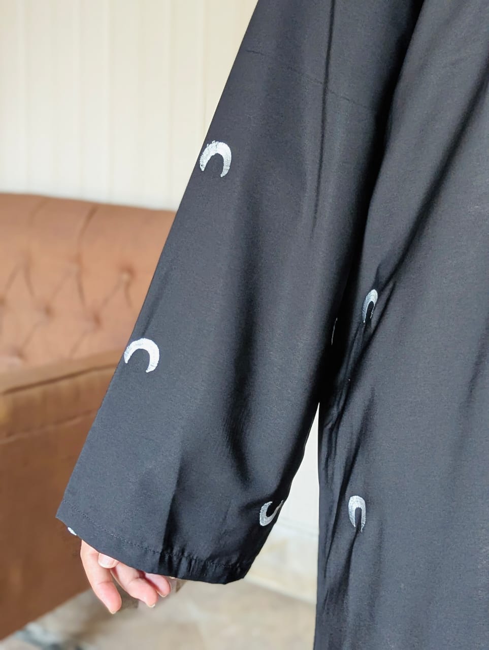 Moon Embroidered Abaya