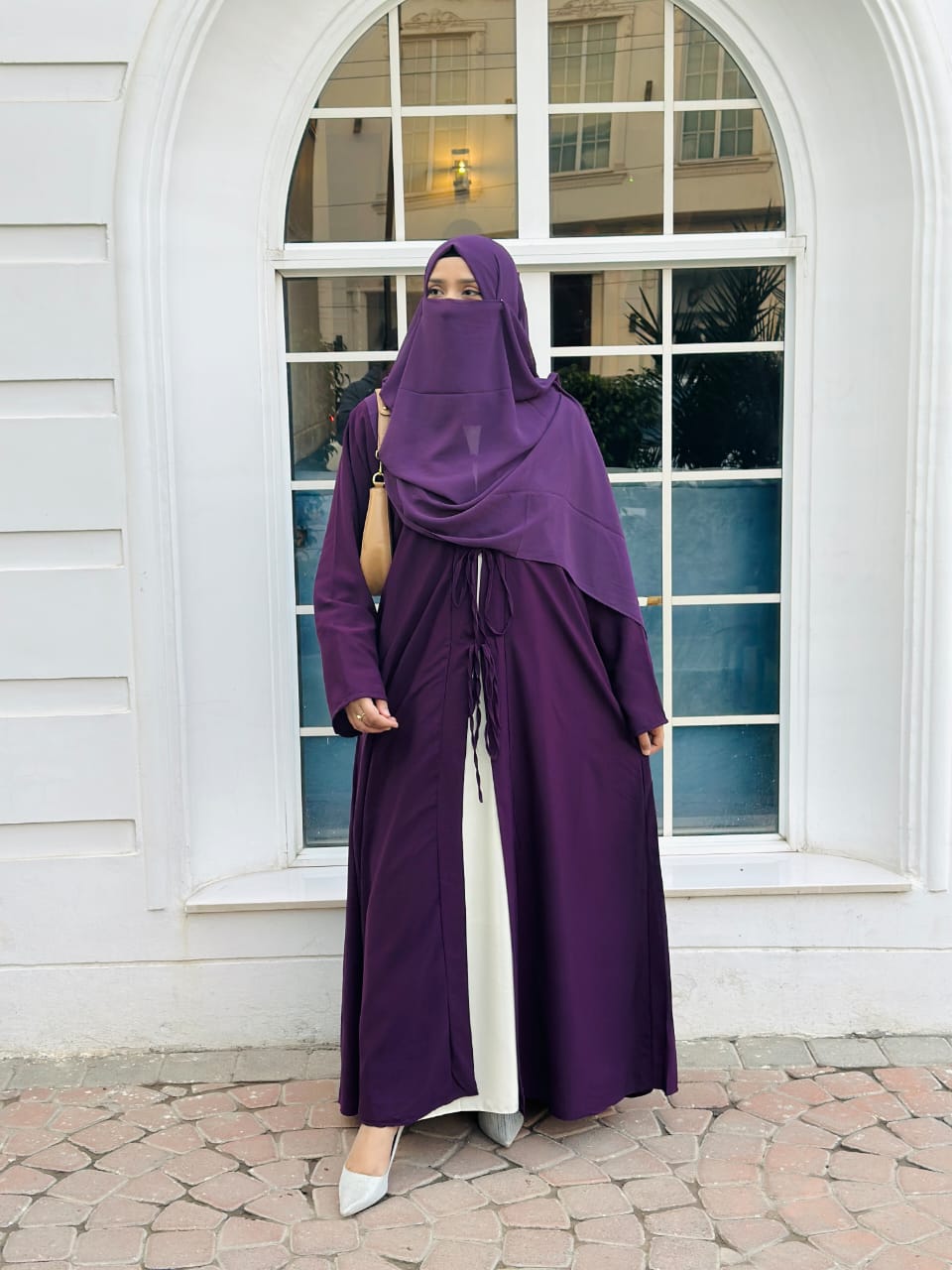 3 Piece Elegant Abaya Set