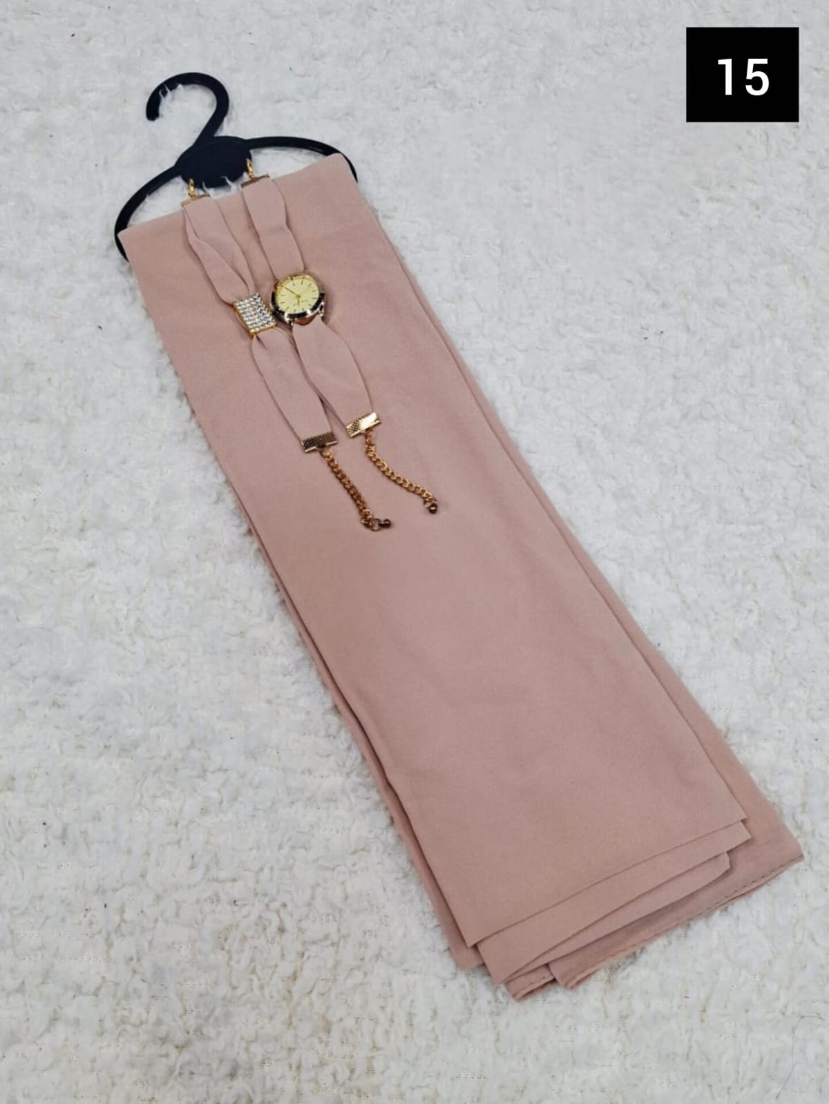 Hijab & Matching Watch + Bracelet Set