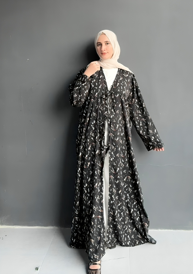 Hidaya Noir Abaya Trio