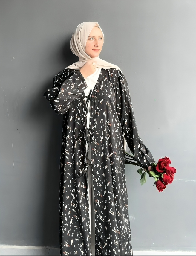 Hidaya Noir Abaya Trio