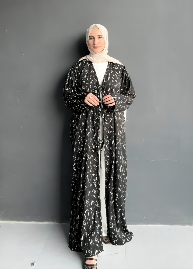 Hidaya Noir Abaya Trio