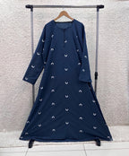 Moon Embroidered Abaya