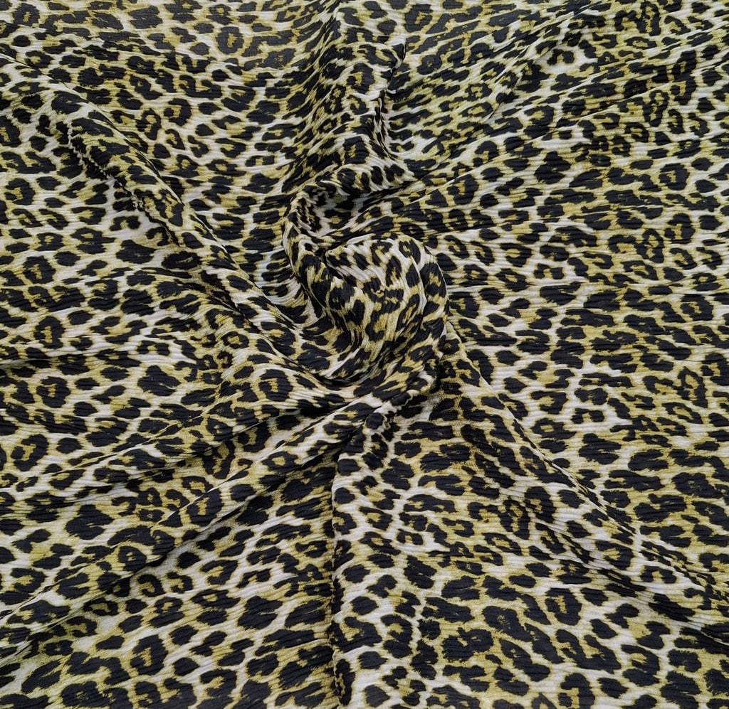 Crinkle Leopard Printed Hijab