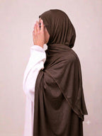 Jersey Scarf Brown