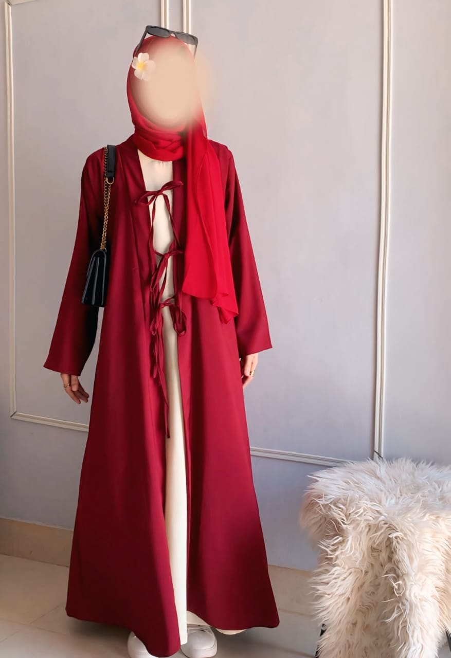 3 Piece Elegant Abaya Set