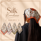 Silk Bandana Pack Of 4