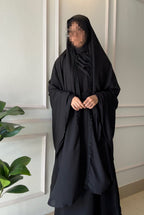 Irani Abaya Set With Lacey Chadar